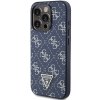 Guess GUHCP15LPG4GPB iPhone 15 Pro 6.1 niebieski/blue hardcase 4G Triangle Metal Logo